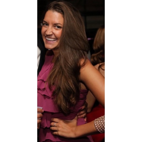 Purple Party Ruffled Dress - Picture 2 of 2